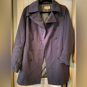 Merona Washed Twill Hip Length Trench Coat